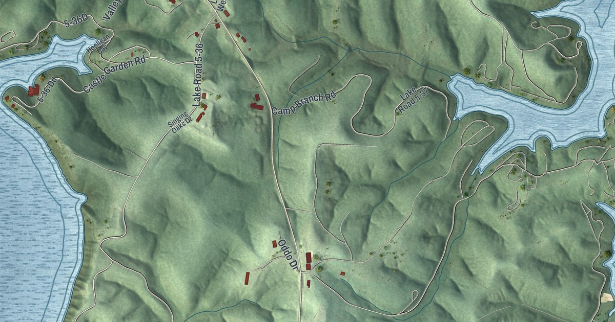 Map of Sunrise Beach, Missouri in 2026