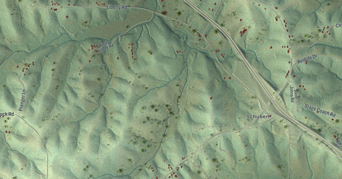 Map of Taos, Missouri in 2026