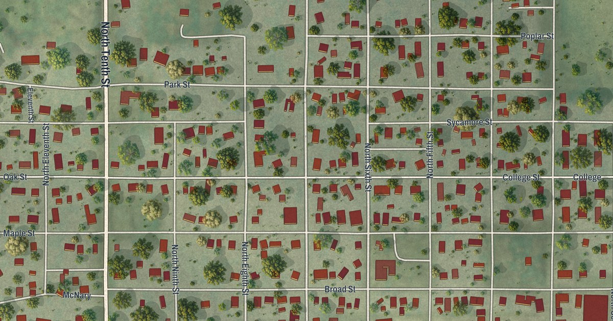 Map of Tarkio, Missouri in 2026