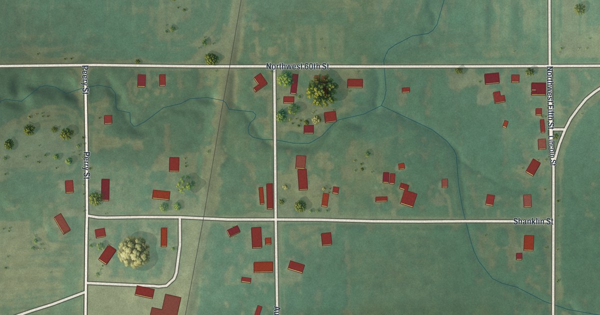 Map of Tindall, Missouri in 2026