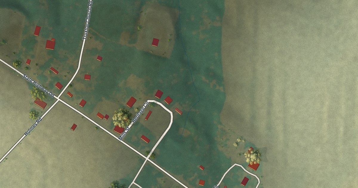 Map of Truxton, Missouri in 2026