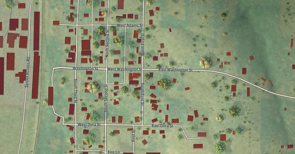Map of Verona, Missouri in 2026