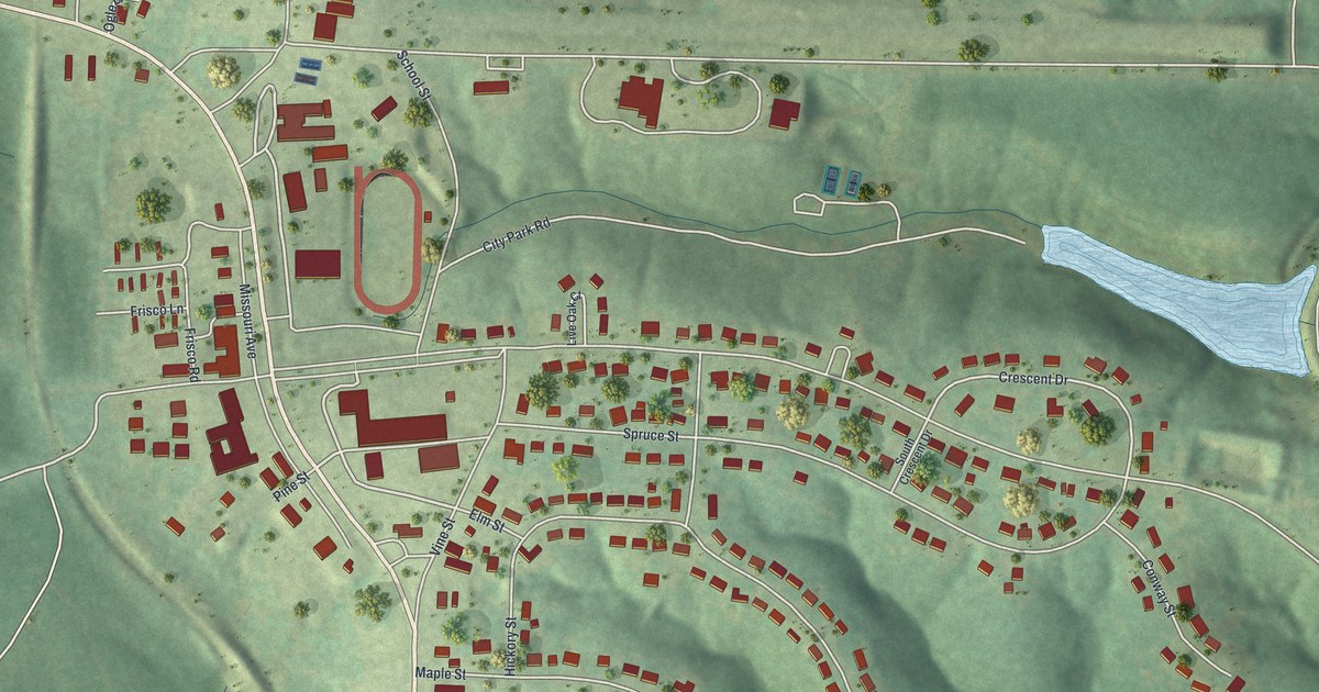 Map of Viburnum, Missouri in 2026