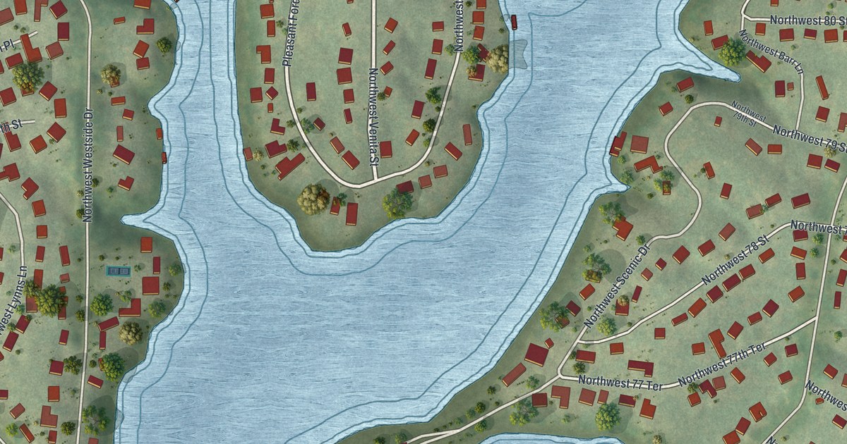 Map of Weatherby Lake, Missouri in 2026