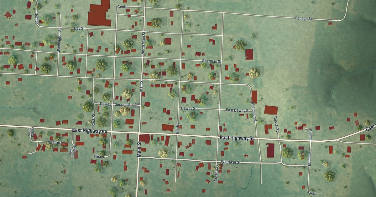 Map of Weaubleau, Missouri in 2026
