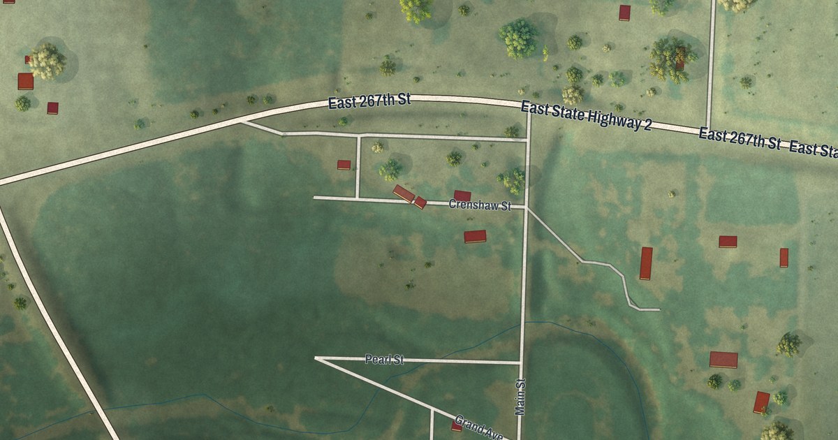 Map of West Line, Missouri in 2026