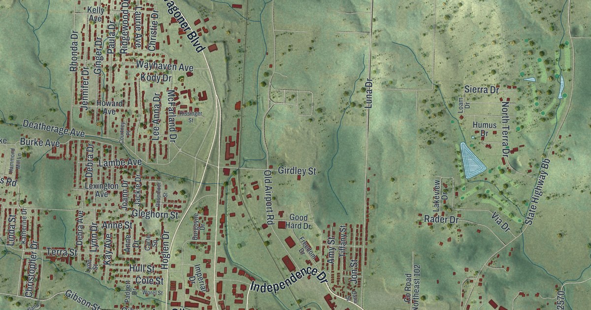 Map of West Plains, Missouri in 2026