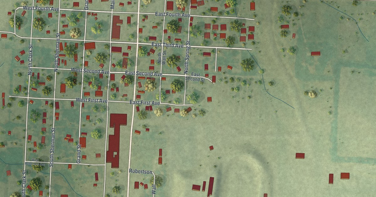Map of Wheatland, Missouri in 2026