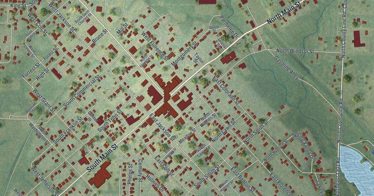 Map of Windsor, Missouri in 2026