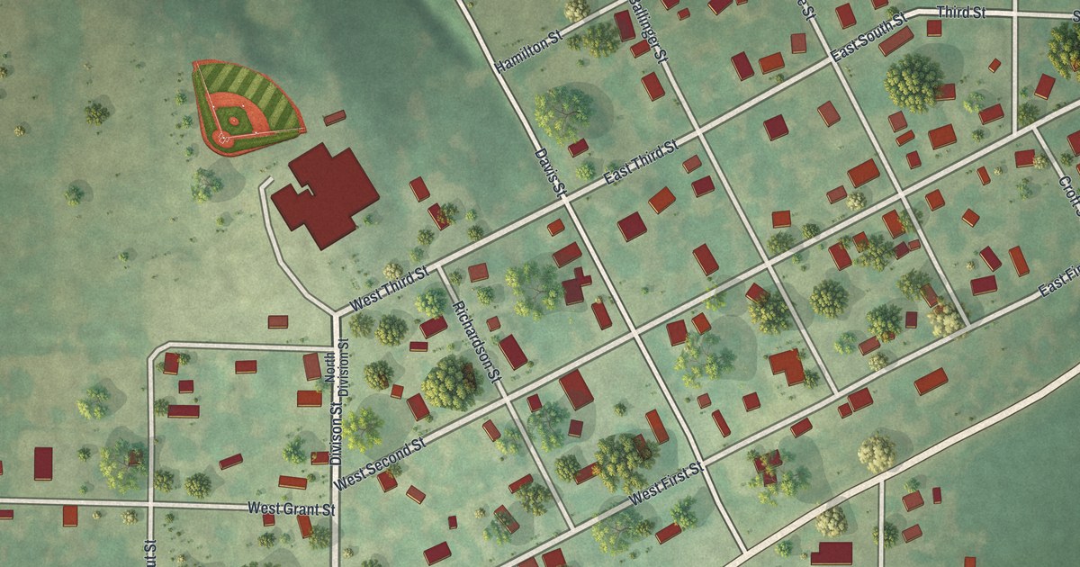 Map of Winston, Missouri in 2026
