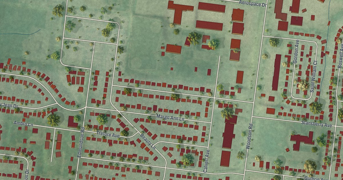 Map of Woodson Terrace, Missouri in 2026