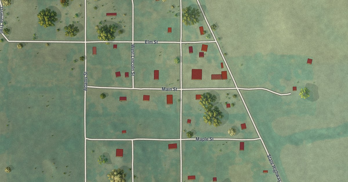 Map of Worth, Missouri in 2026
