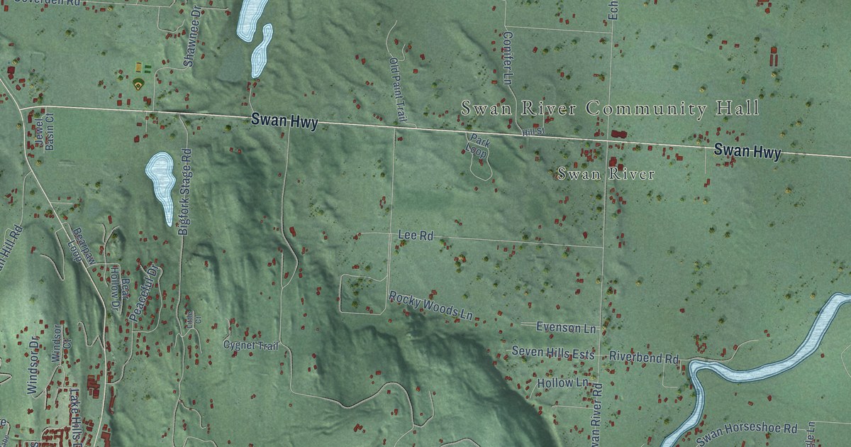 Map of Bigfork, Montana in 2026