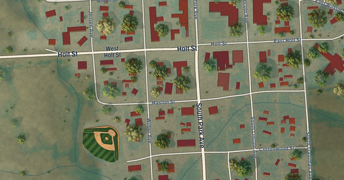 Map of Broadus, Montana in 2026