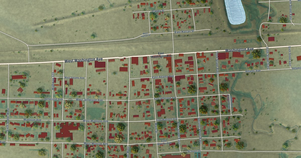 Map of Chester, Montana in 2026