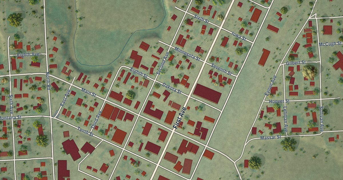 Map of Circle, Montana in 2026