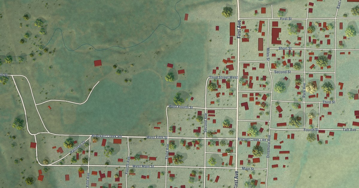 Map of Clyde Park, Montana in 2026