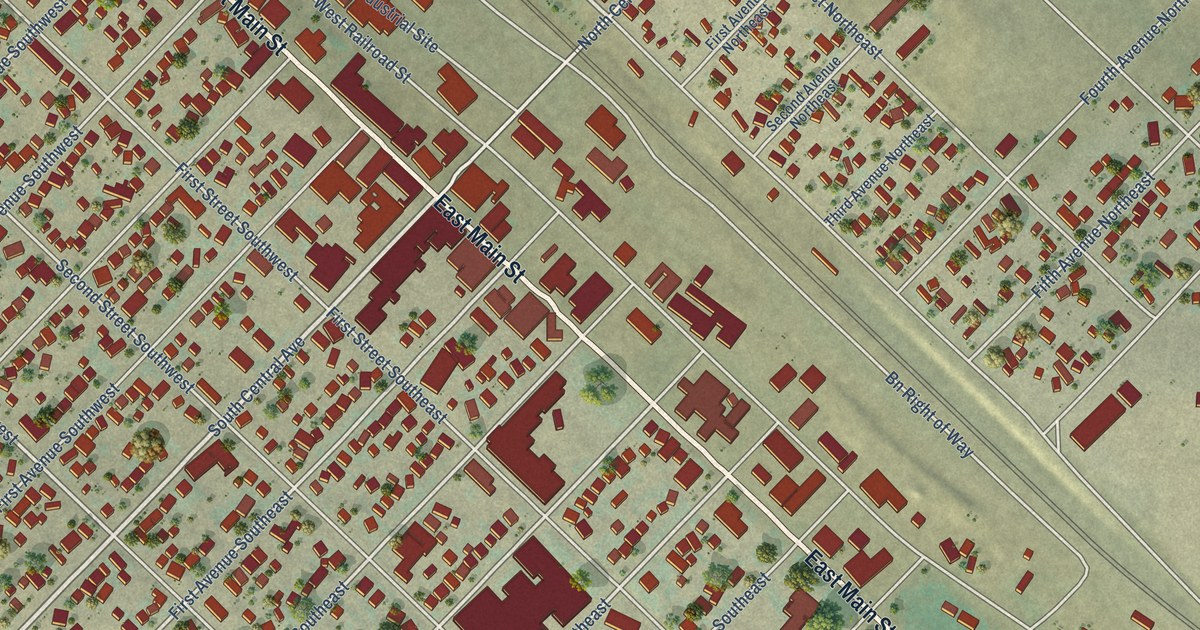 Map of Cut Bank, Montana in 2026