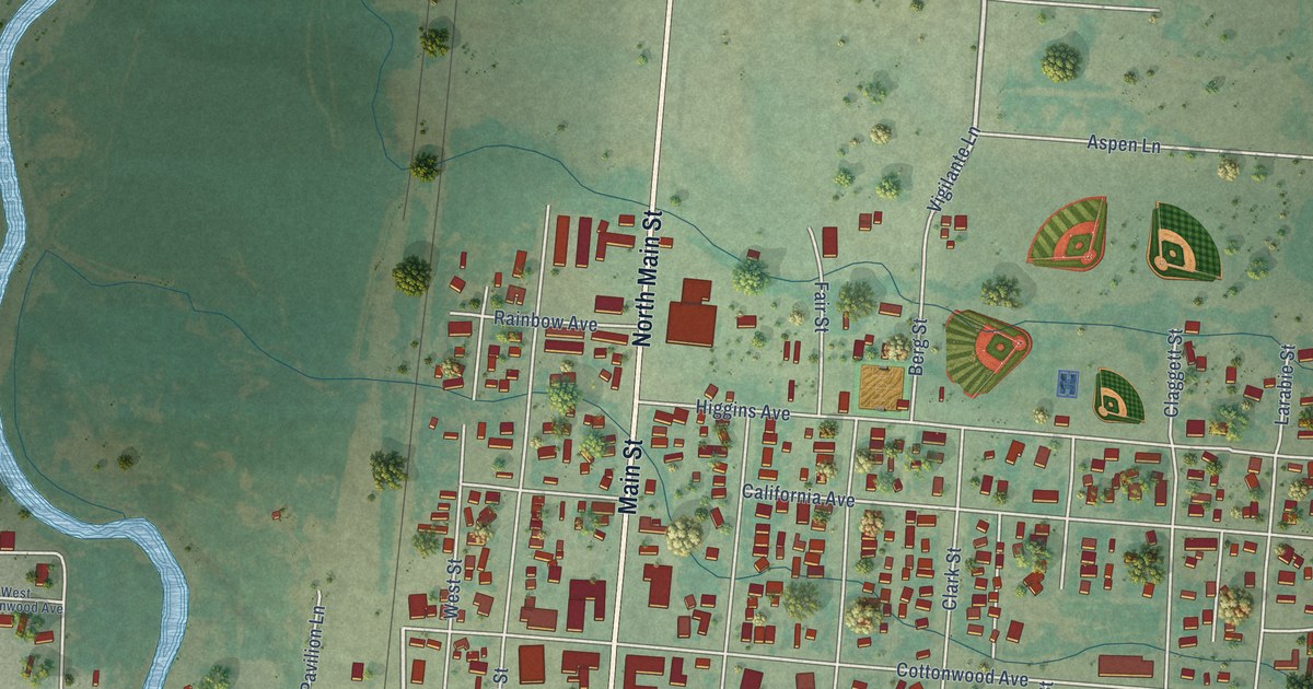 Map of Deer Lodge, Montana in 2026