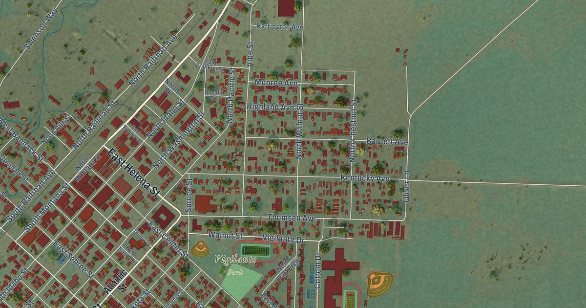 Map of Dillon, Montana in 2026