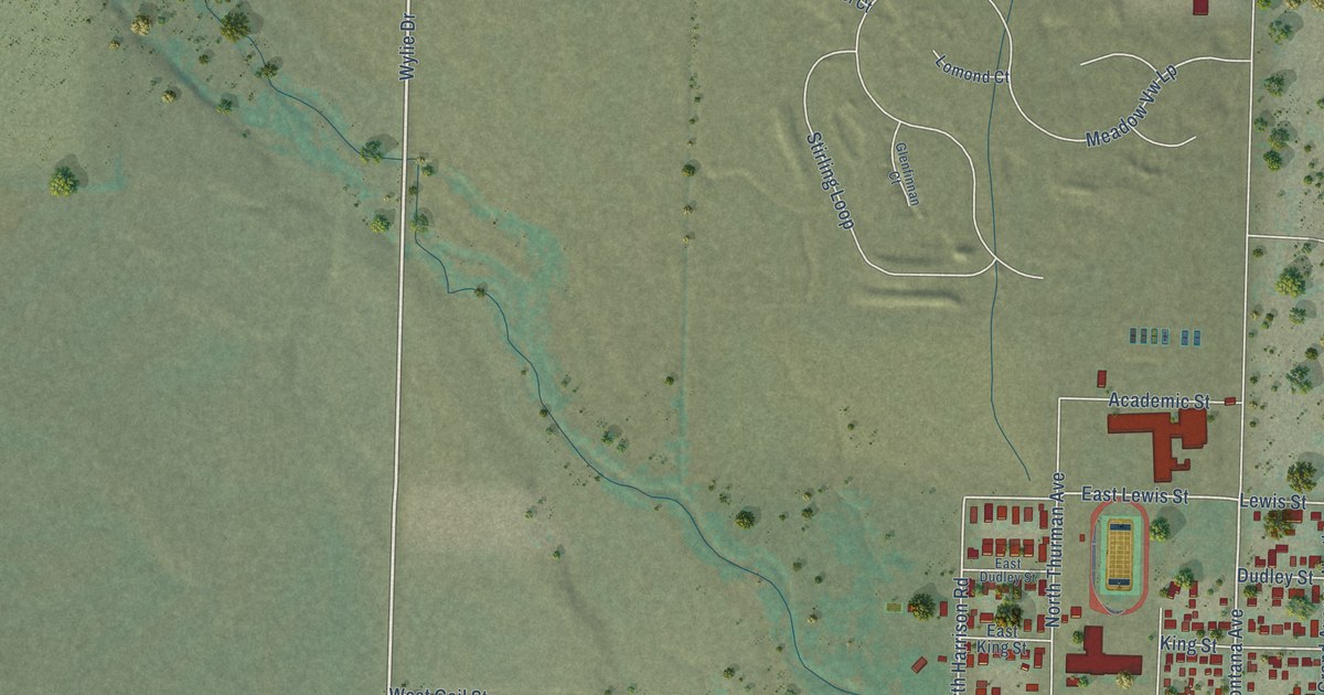 Map of East Helena, Montana in 2026