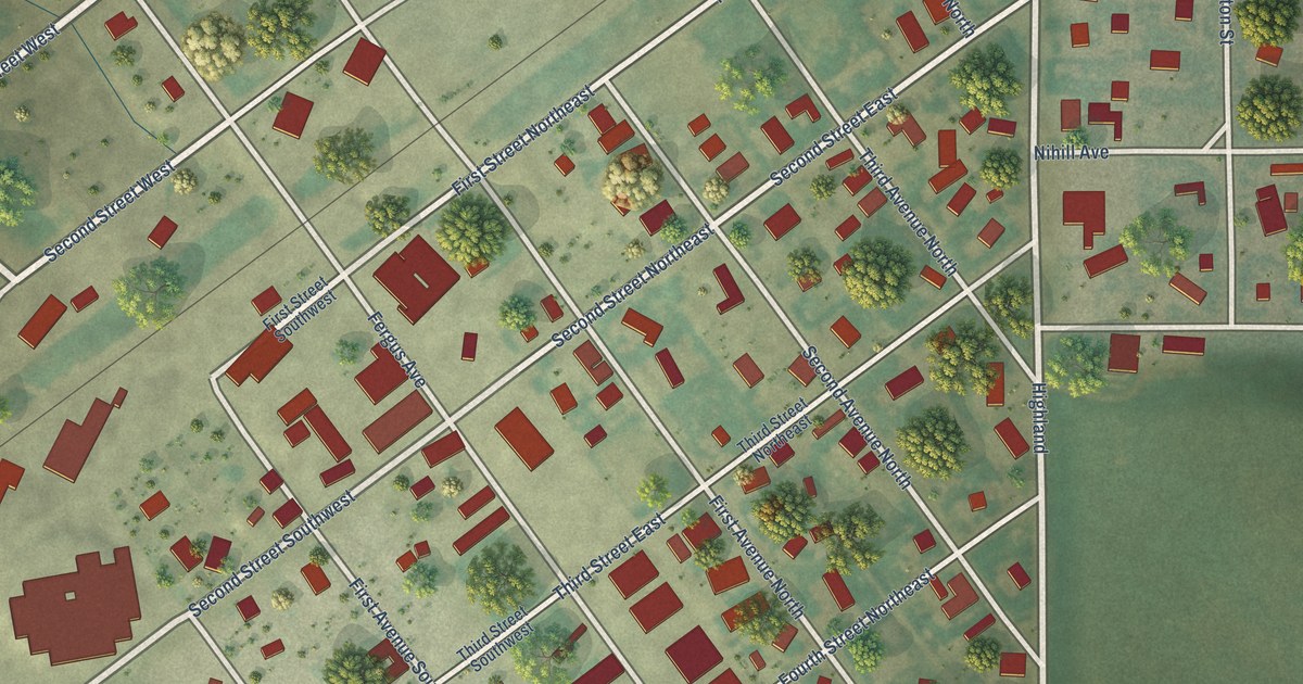 Map of Moore, Montana in 2026