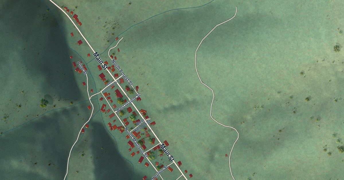 Map of Neihart, Montana in 2026