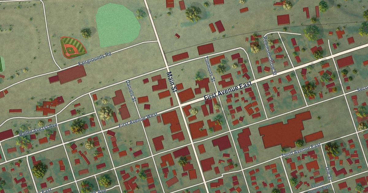 Map of Scobey, Montana in 2026