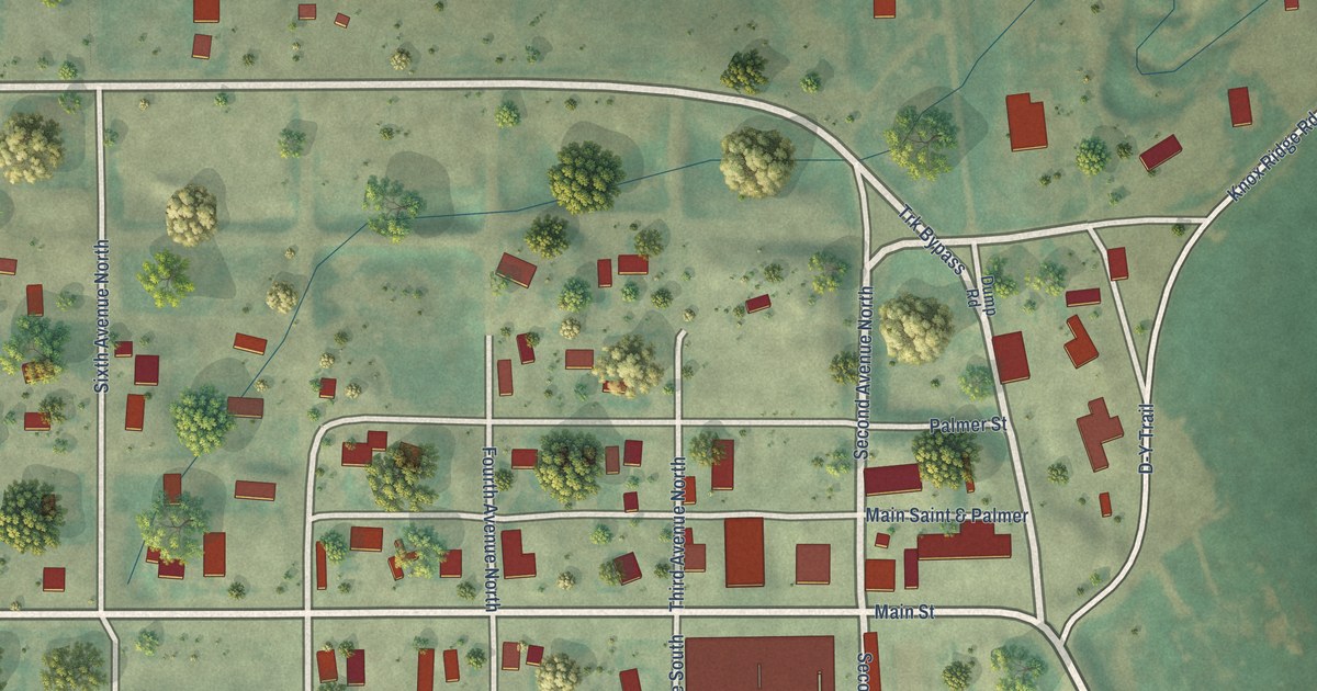 Map of Winifred, Montana in 2026