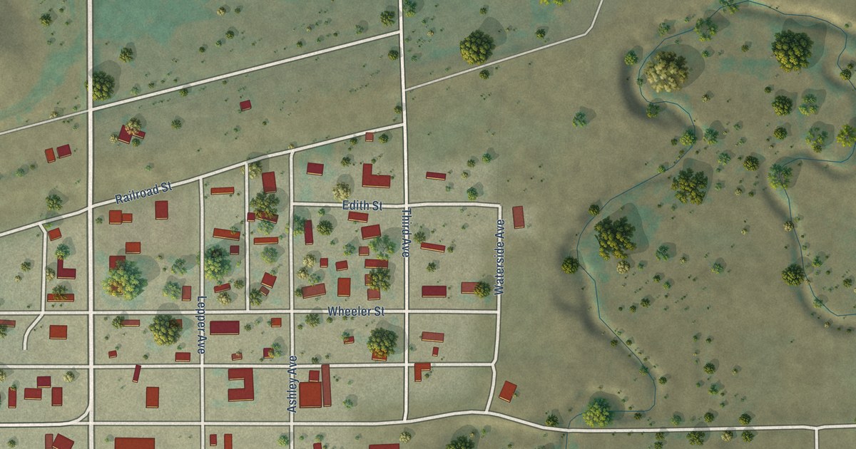 Map of Winnett, Montana in 2026