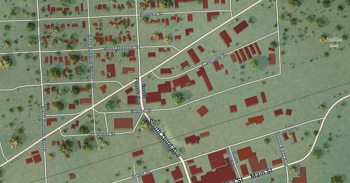 Map of Wolf Point, Montana in 2026