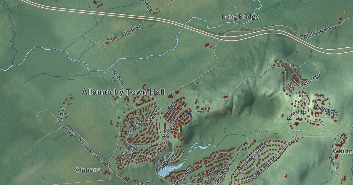 Map of Allamuchy, New Jersey in 2026