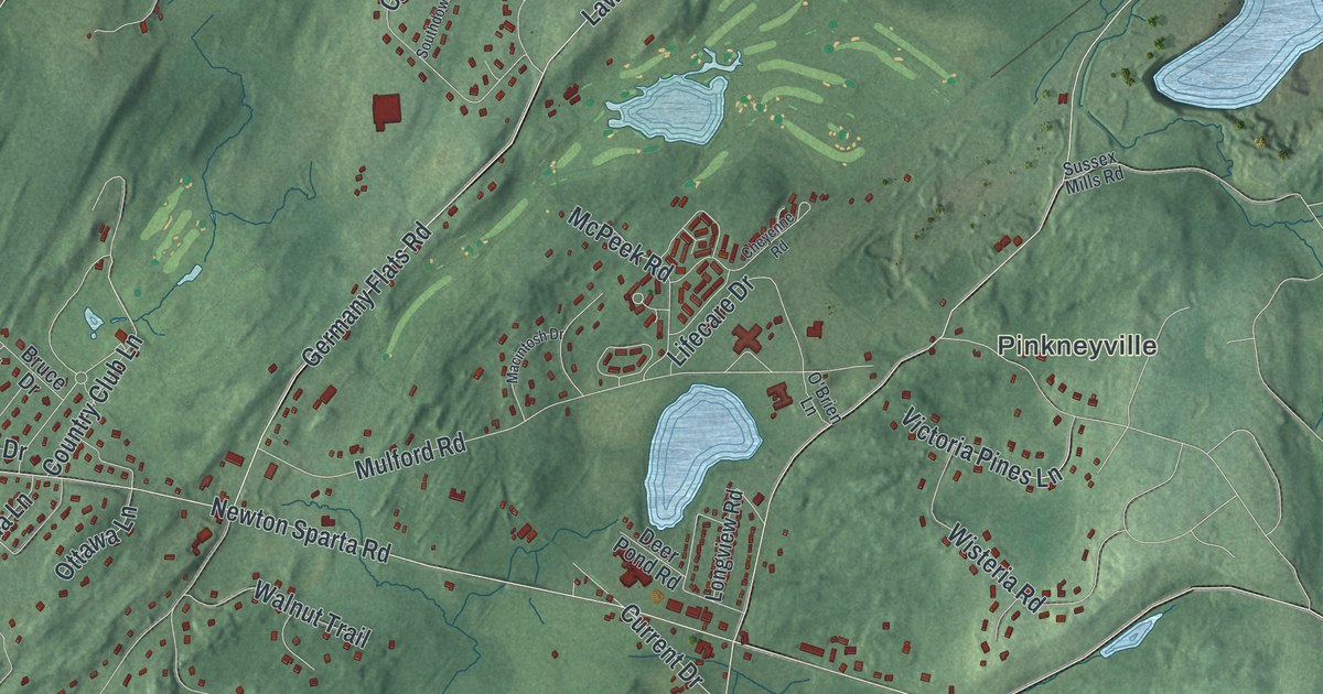 Map of Andover, Sussex County, New Jersey in 2026