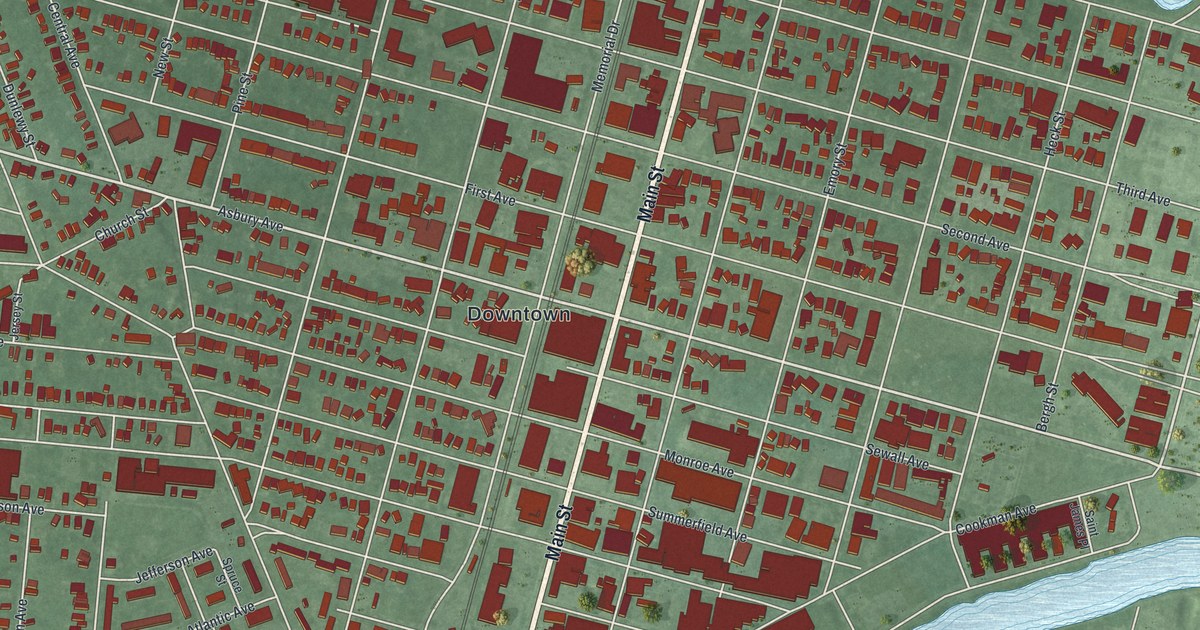 Map of Asbury Park, New Jersey in 2026