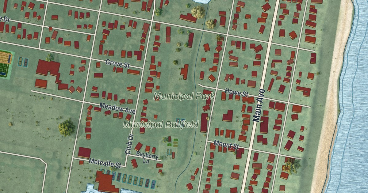 Map of Bay Head, New Jersey in 2026
