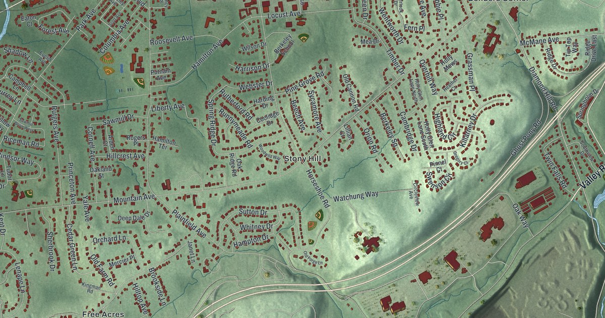 Map of Berkeley Heights, New Jersey in 2026