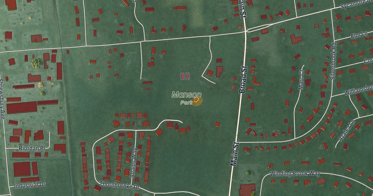 Map of the Borough of Shrewsbury, Monmouth County, New Jersey in 2026