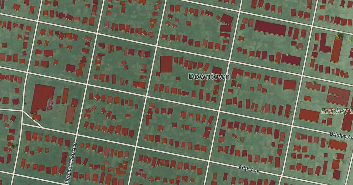 Map of Bradley Beach, New Jersey in 2026