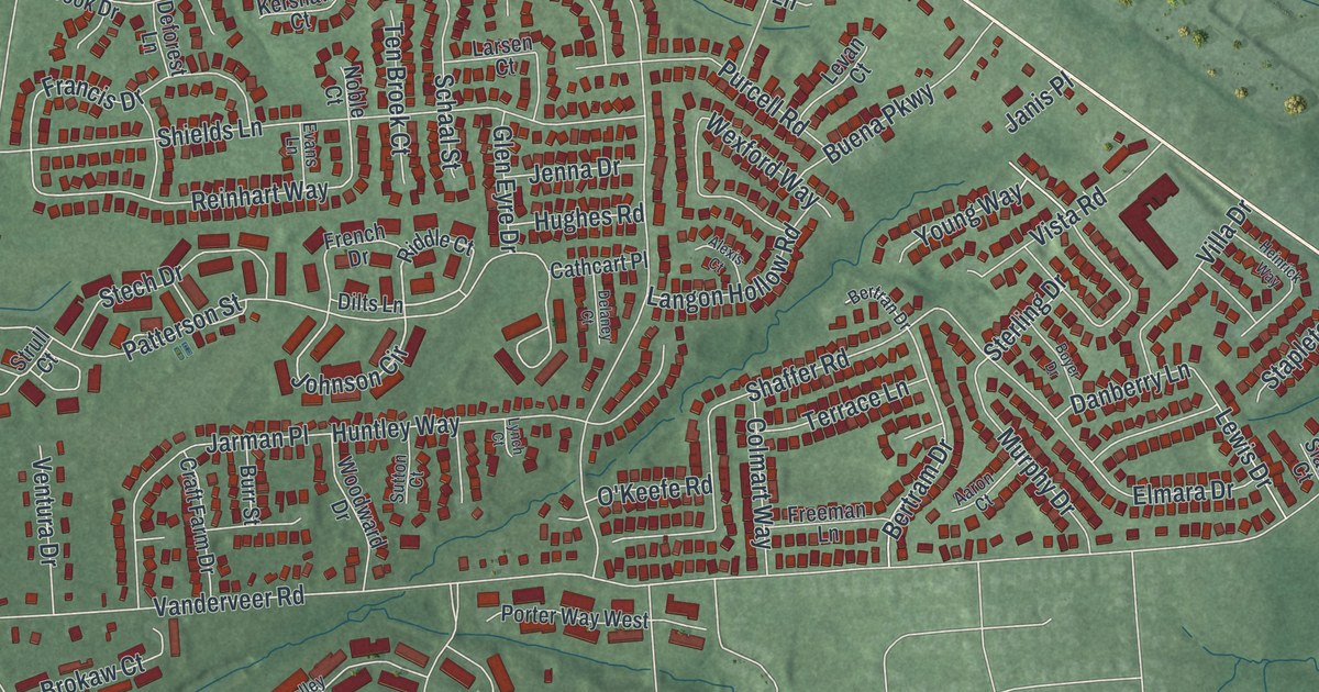 Map of Bradley Gardens, New Jersey in 2026