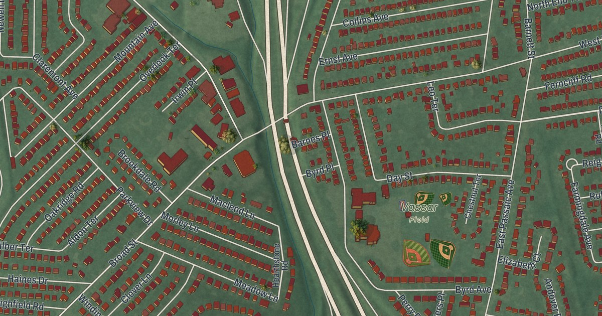 Map of Brookdale, New Jersey in 2026