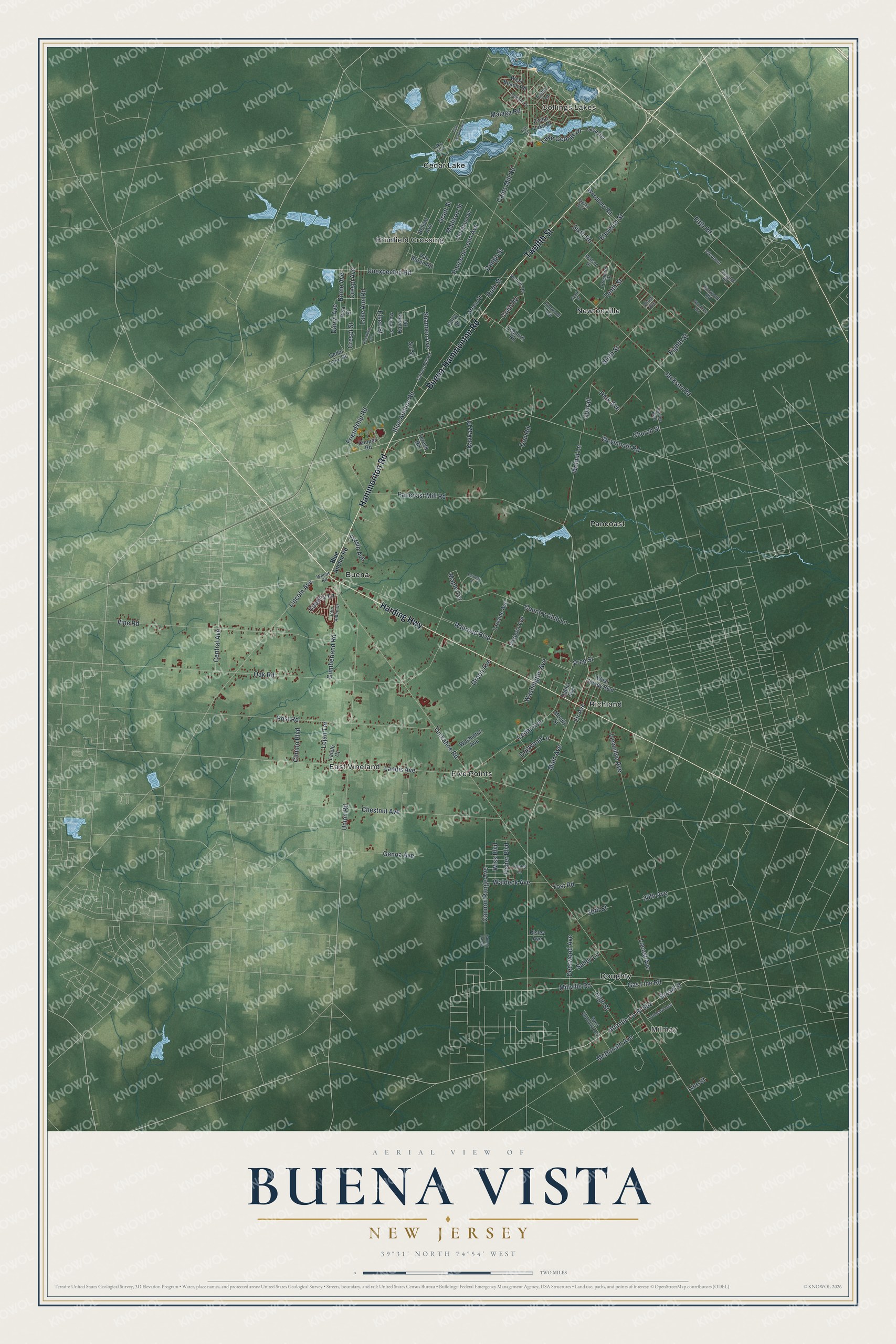 Watermarked full-map preview of Buena Vista, New Jersey