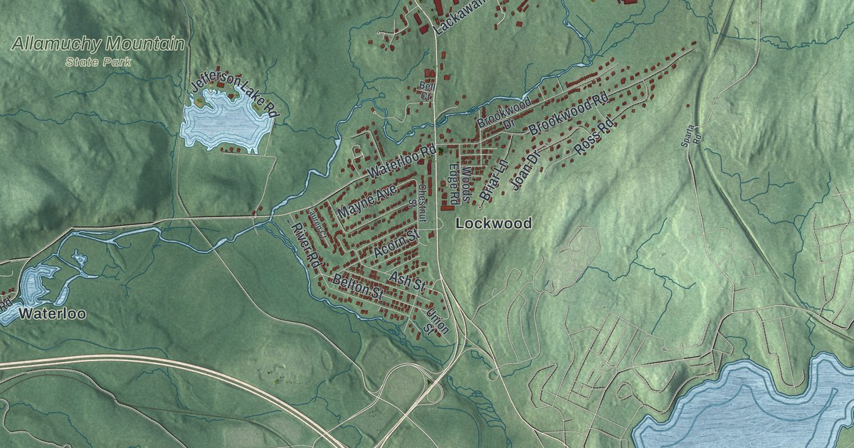 Map of Byram, New Jersey in 2026