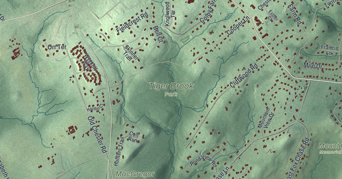 Map of Chester, Morris County, New Jersey in 2026