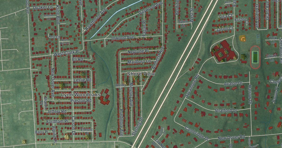 Map of Colonia, New Jersey in 2026