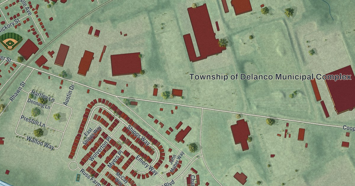 Map of Delanco, New Jersey in 2026