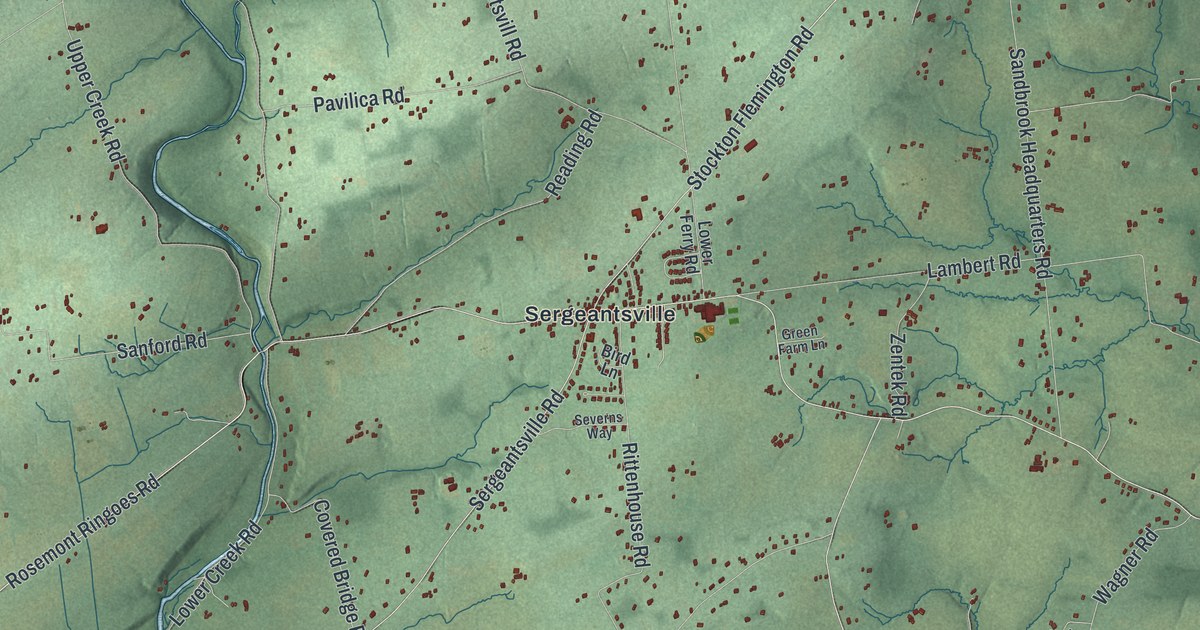 Map of Delaware, New Jersey in 2026