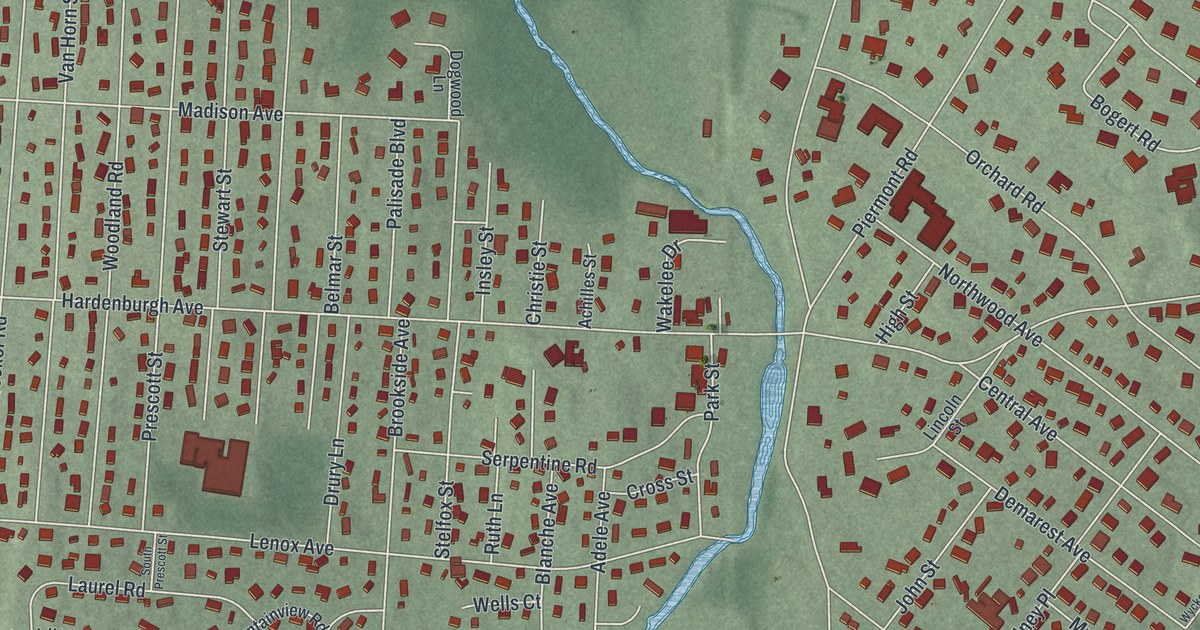 Map of Demarest, New Jersey in 2026
