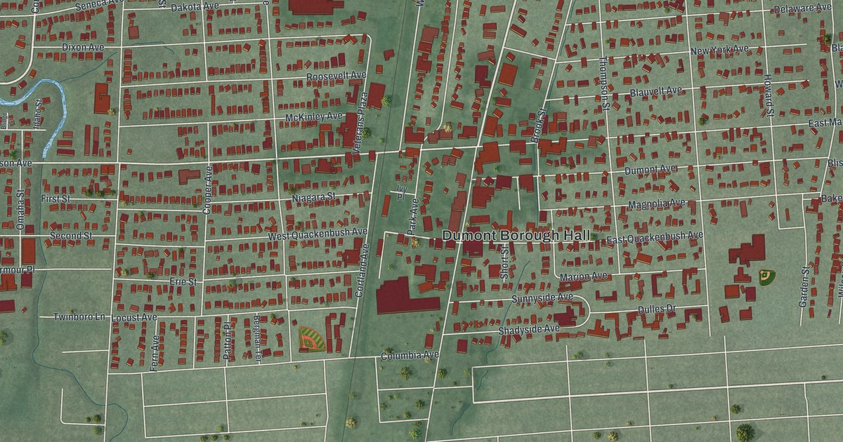 Map of Dumont, New Jersey in 2026