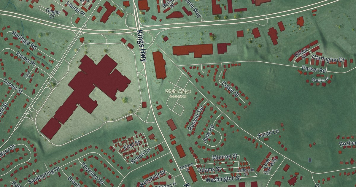 Map of Eatontown, New Jersey in 2026
