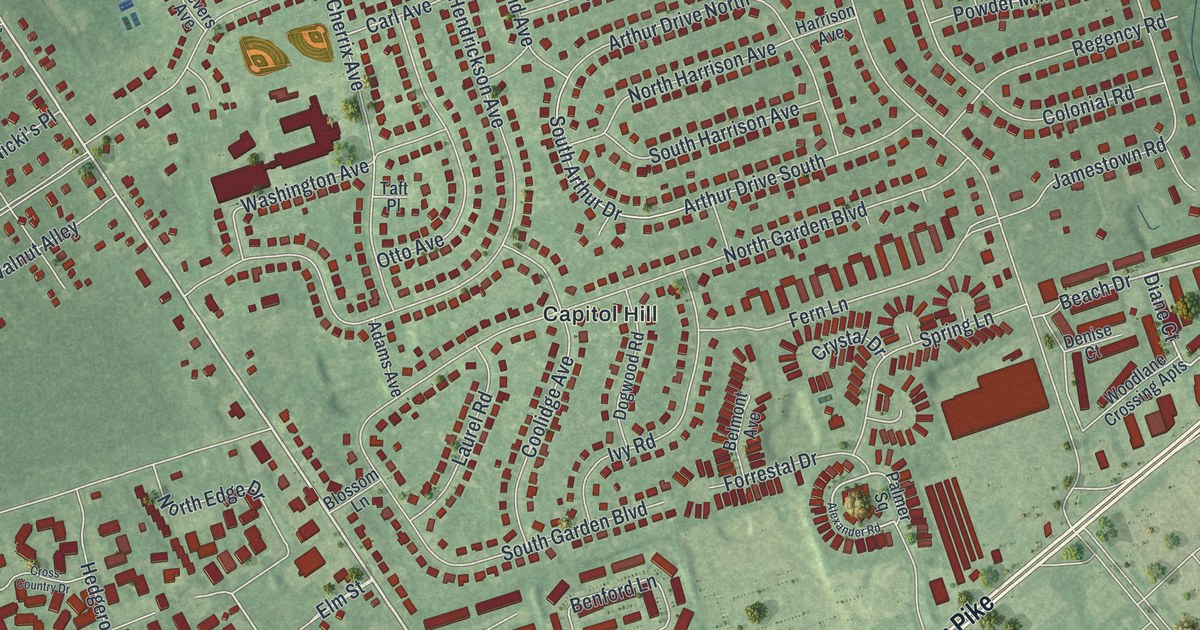 Map of Edgewater Park, New Jersey in 2026